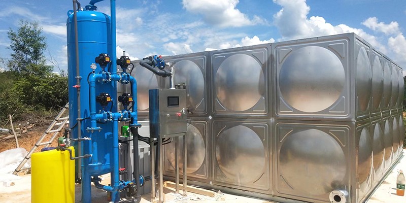 貴州甕安縣5噸壓力式一體化凈水設(shè)備